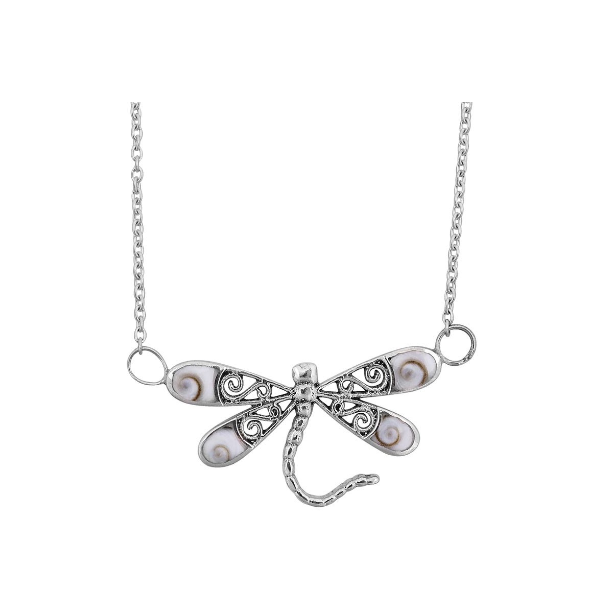 Ensemble chaine et pendentif oeil de sainte lucie