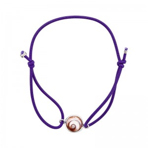 Bracelet violet oeil de sainte lucie méditerranéen