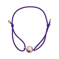 Bracelet violet oeil de sainte lucie méditerranéen