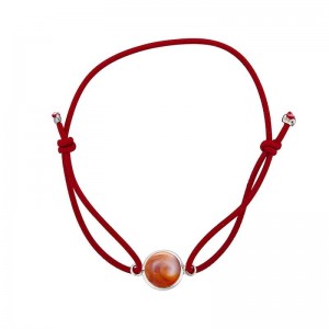 Bracelet rouge oeil de sainte lucie méditerranéen