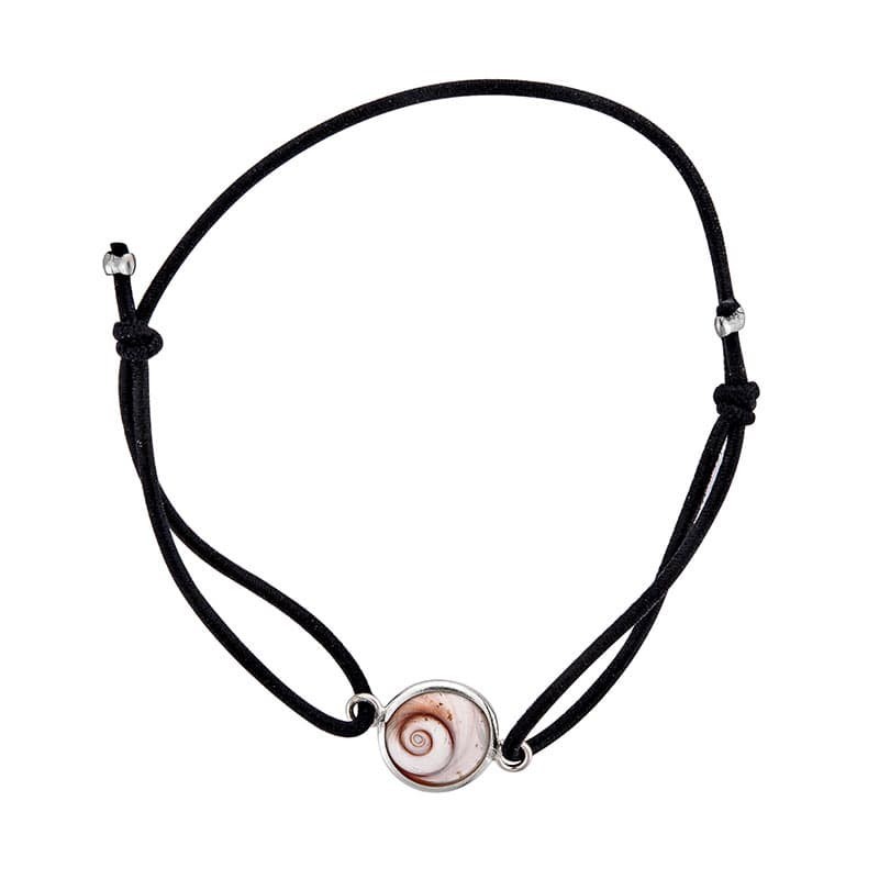 Bracelet noir oeil de sainte lucie méditerranéen