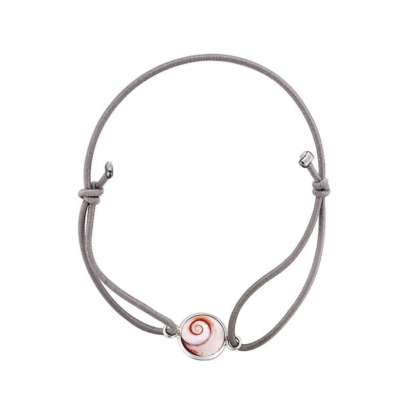 Bracelet gris oeil de sainte lucie méditerranéen