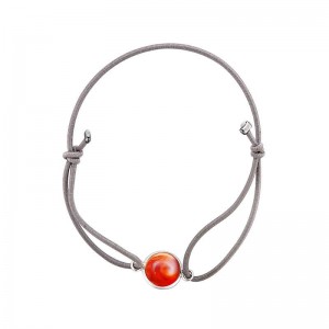 Bracelet gris oeil de sainte lucie méditerranéen