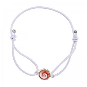 Bracelet blanc oeil de sainte lucie méditerranéen