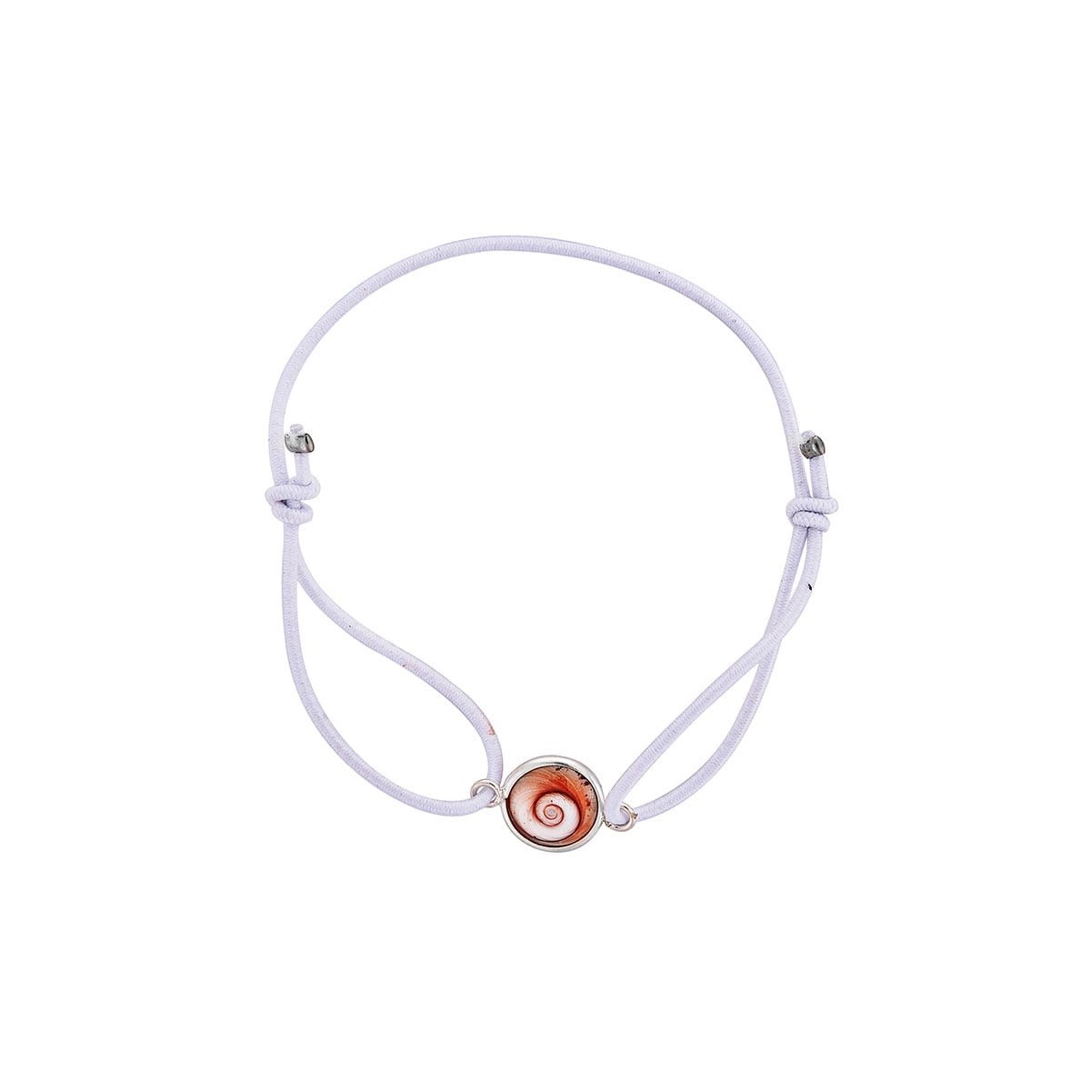 Bracelet blanc oeil de sainte lucie méditerranéen