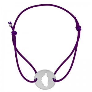 Bracelet violet avec Corse