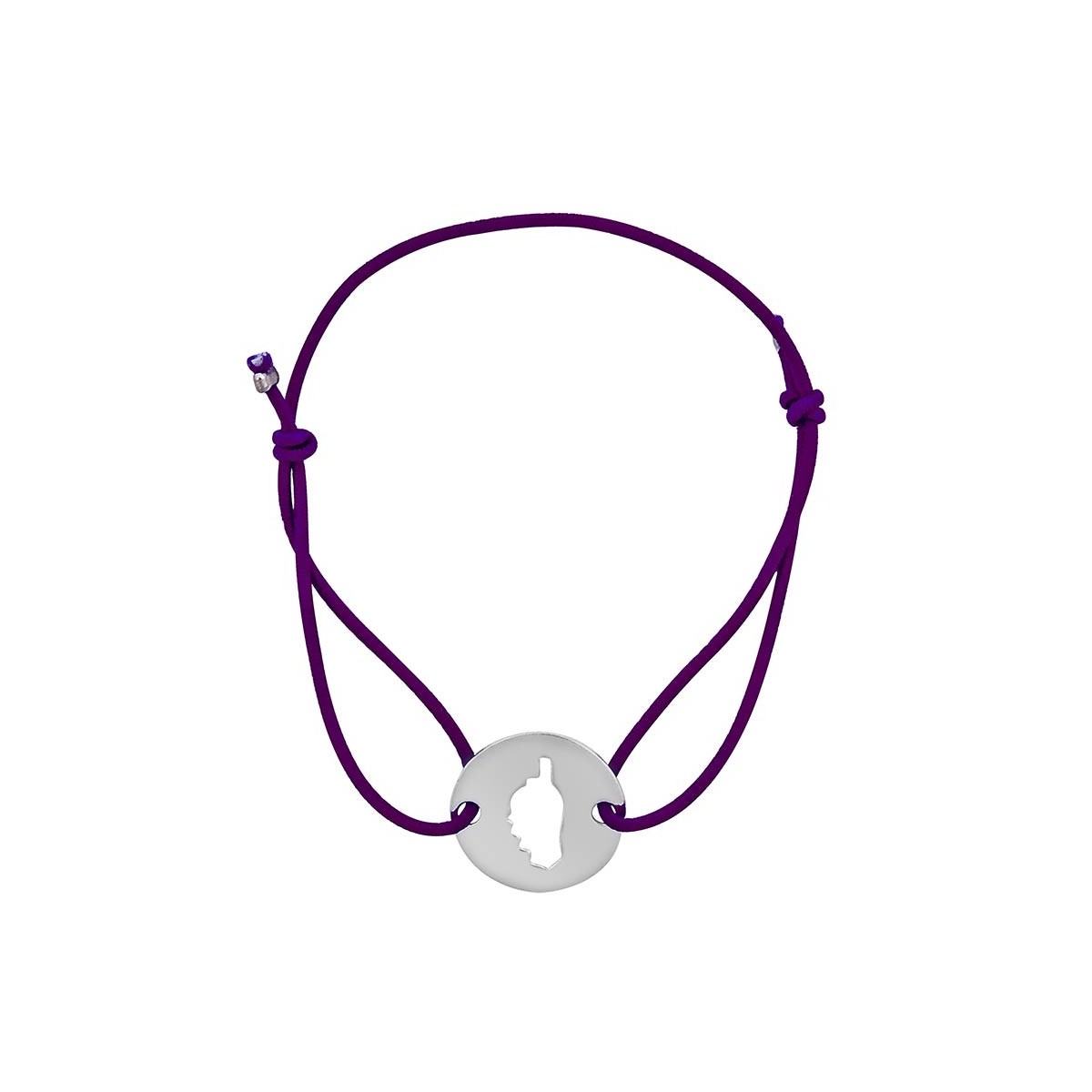 Bracelet violet avec Corse