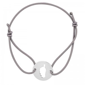 Bracelet gris avec Corse