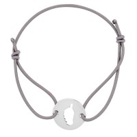 Bracelet gris avec Corse