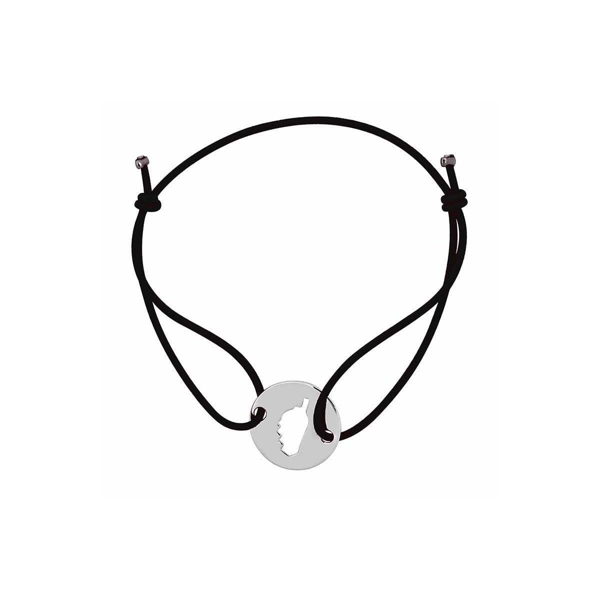 Bracelet noir avec Corse