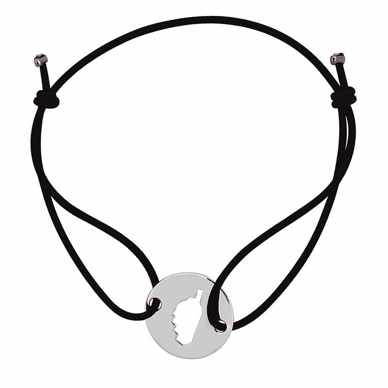 Bracelet noir avec Corse
