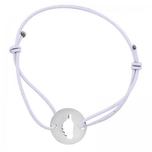 Bracelet blanc avec Corse