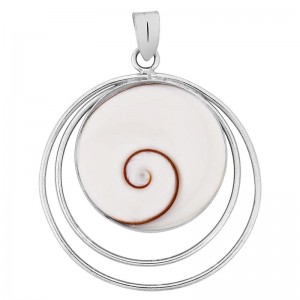 pendentif argent oeil de ste lucie mediterranéen