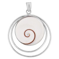 pendentif argent oeil de ste lucie mediterranéen