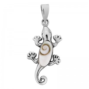 pendentif salamandre en argent