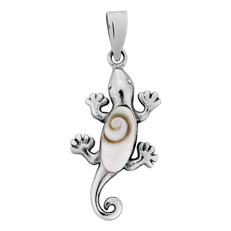 pendentif salamandre en argent