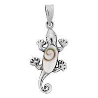 pendentif salamandre en argent