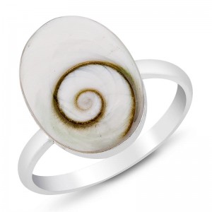 Bague réglable de forme ovale