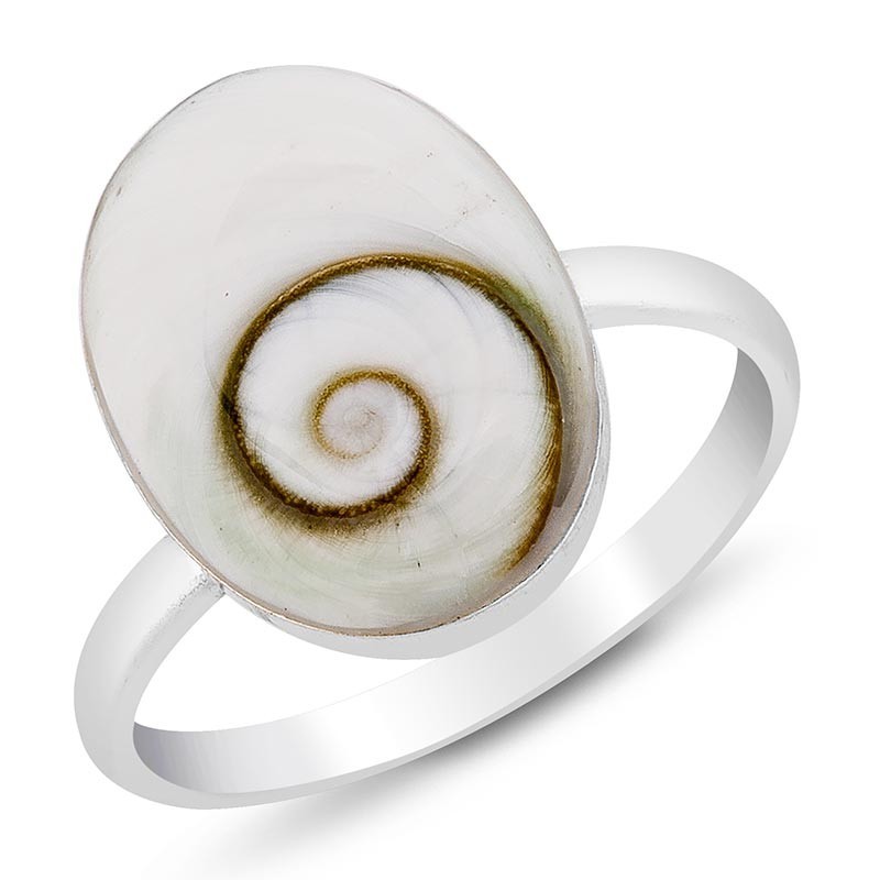 Bague réglable de forme ovale