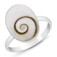 Bague réglable de forme ovale