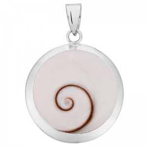 Pendentif Bi- face rond