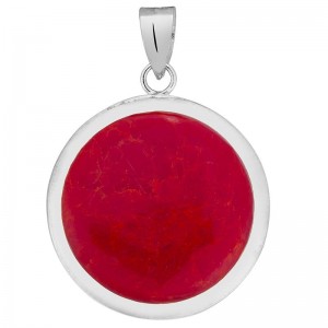 Pendentif Bi- face rond