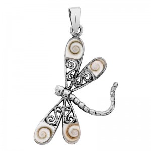 Pendentif argent libellule