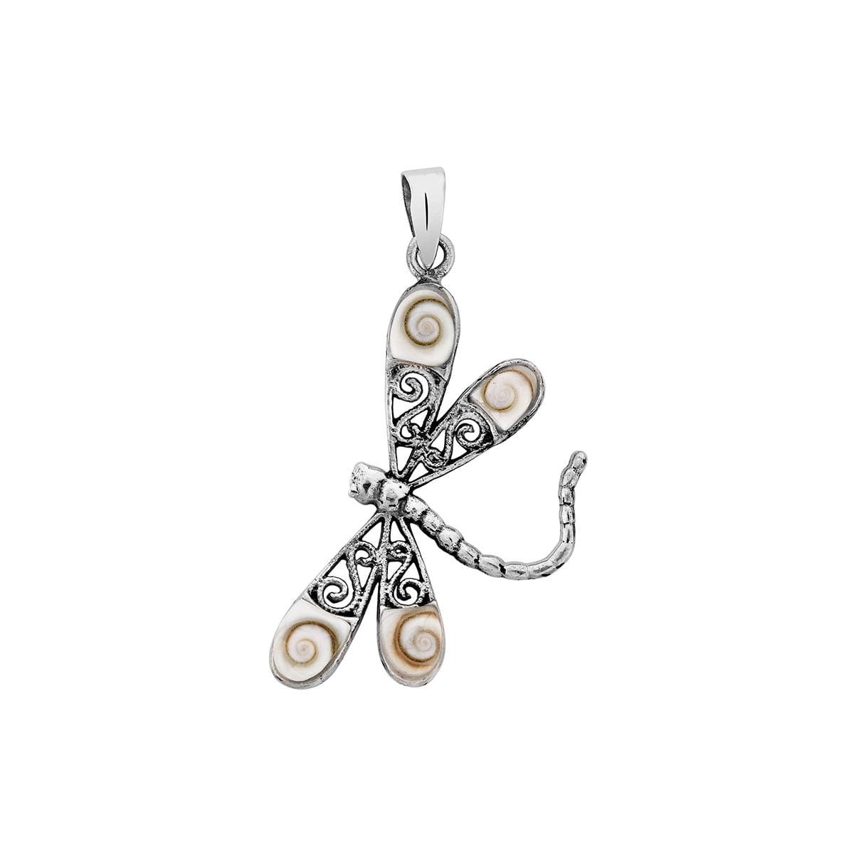 Pendentif argent libellule