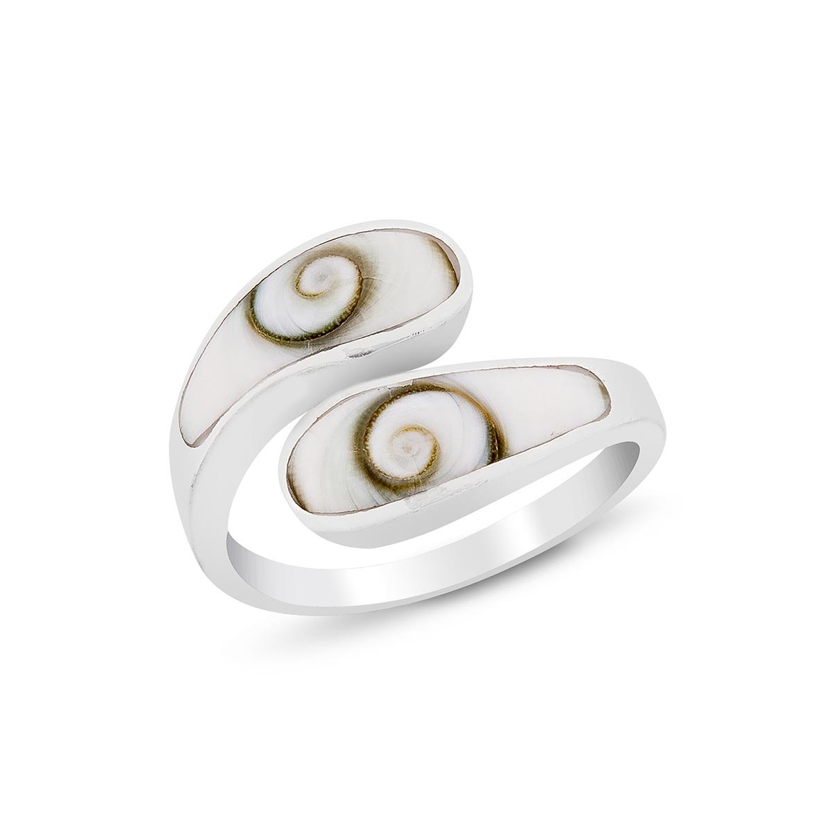 Bague en argent 92.5 style Toi et Moi