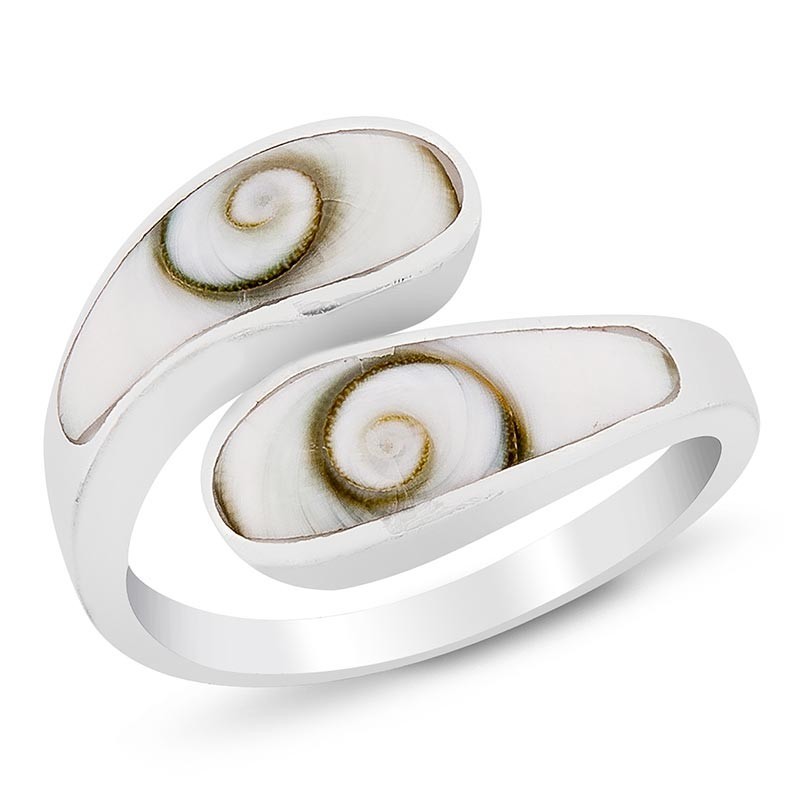 Bague en argent 92.5 style Toi et Moi