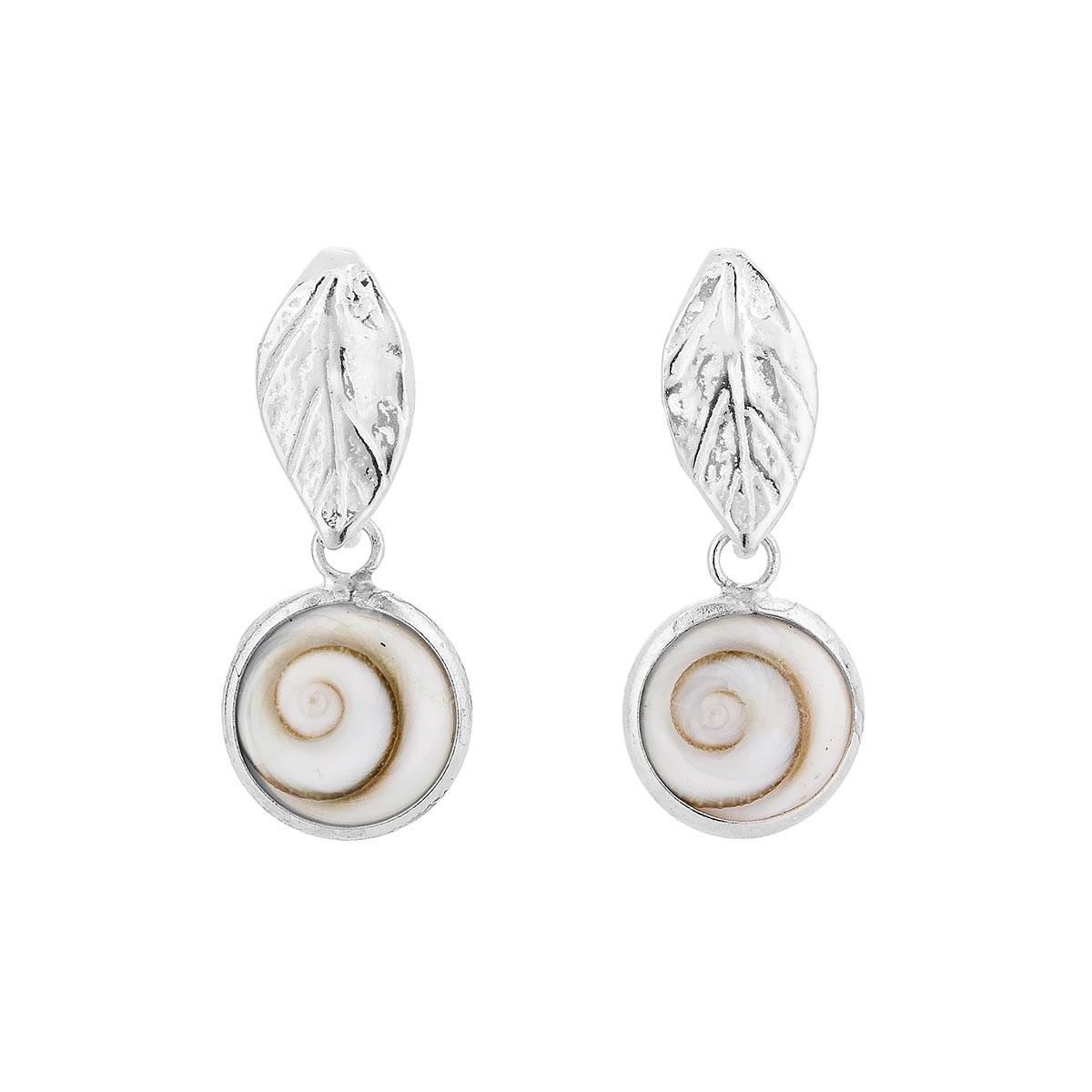 boucles d'oreilles argent et oeil de sainte lucie SEC249