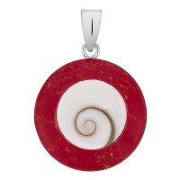 pendentif argent oeil de ste lucie et gorgone