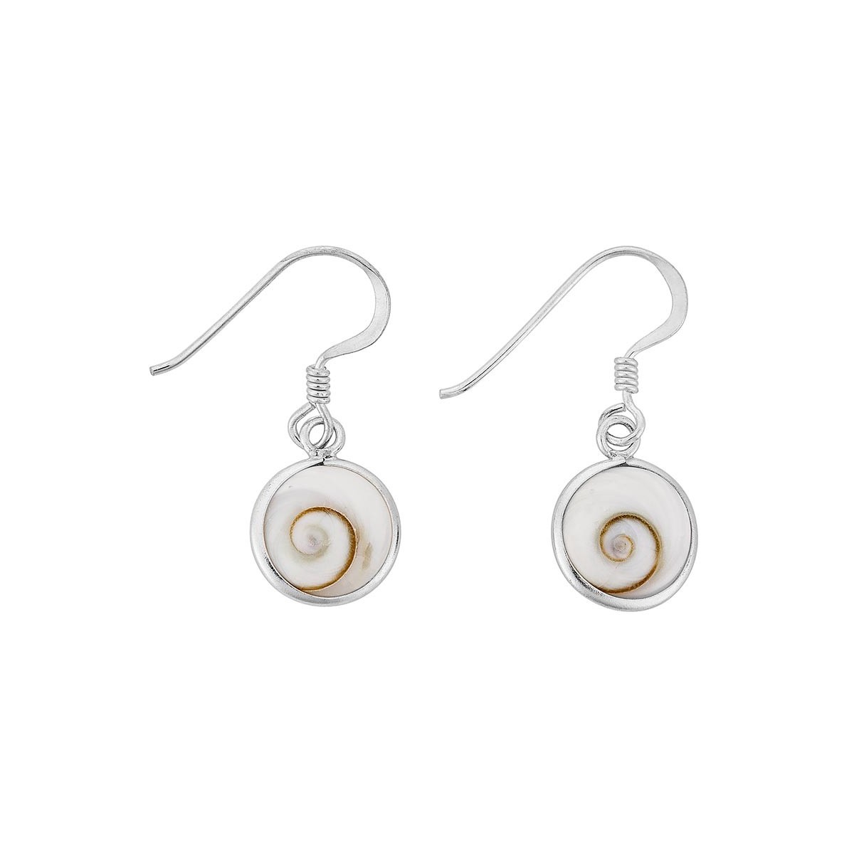 Boucles d'oreilles Rondes oeil de sainte lucie