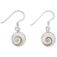 Boucles d'oreilles Rondes oeil de sainte lucie