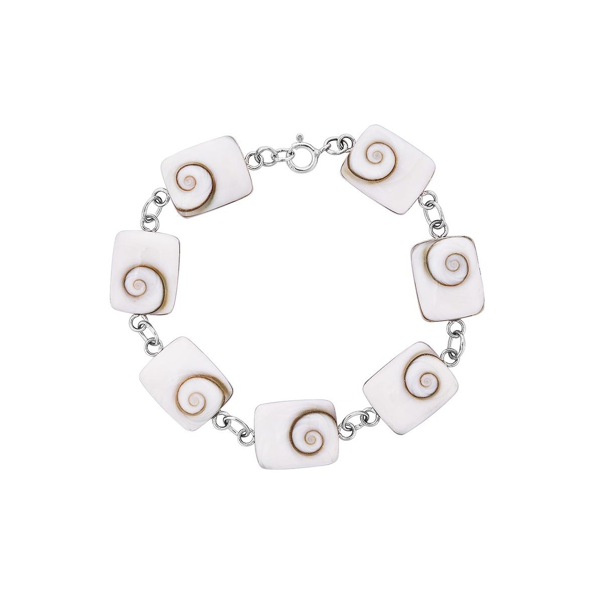 Bracelet argent neuf yeux de sainte Lucie ronds