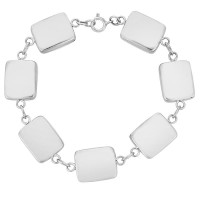 Bracelet argent neuf yeux de sainte Lucie ronds