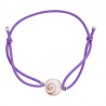 Bracelet lilas oeil de sainte lucie méditerranéen