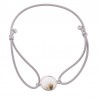 Bracelet fantaisie Gris