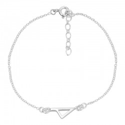 Bracelet argent corse stylisée