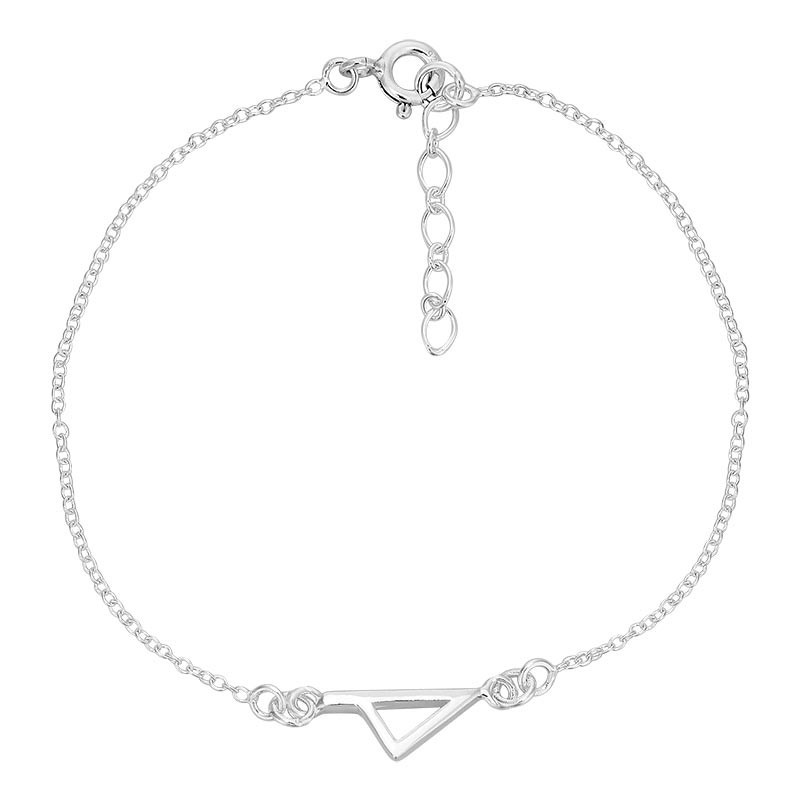 Bracelet argent corse stylisée
