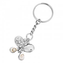 Porte clé oeil de sainte lucie papillon