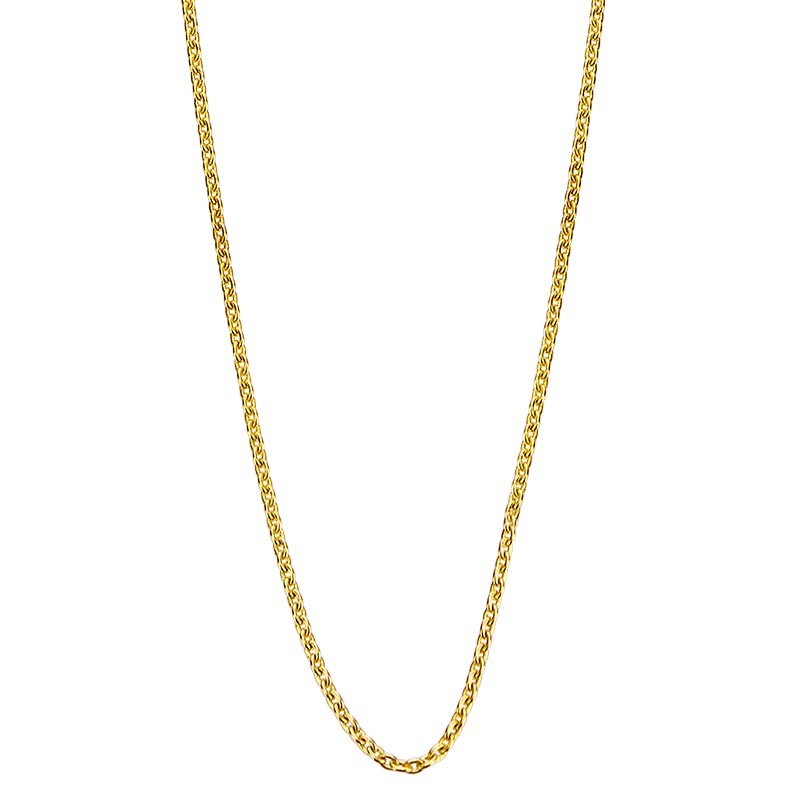 Chaine plqué or maillon forçat 40 cm