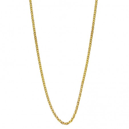 Chaine plqué or maillon forçat 40 cm