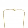 Chaine plqué or maillon forçat 40 cm