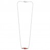 collier argent et corail de bonifacio