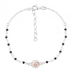 Bracelet oeil sainte lucie et perles miyuki