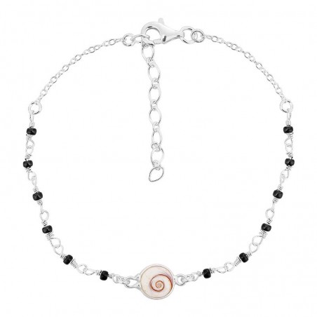 Bracelet oeil sainte lucie et perles miyuki