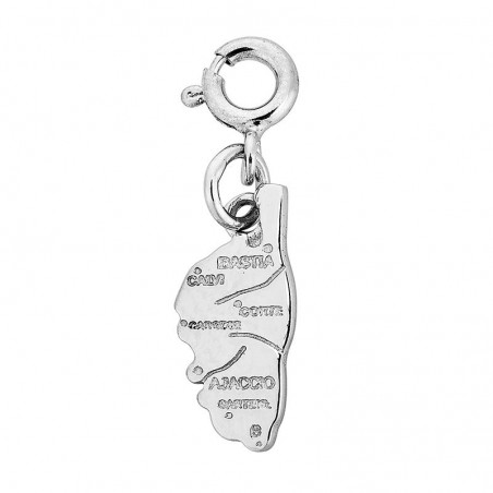 charms argent Corse carte