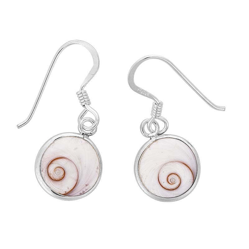 Boucles d'oreilles Rondes oeil de sainte lucie