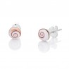 boucles d'oreilles rondes